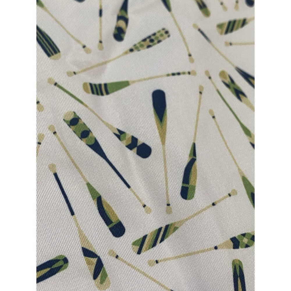 Waggle Golf Shirt Mens 2XL White "Uphill Paddle Blade" Print Henley NWT 69$ MSRP - Picture 7 of 7